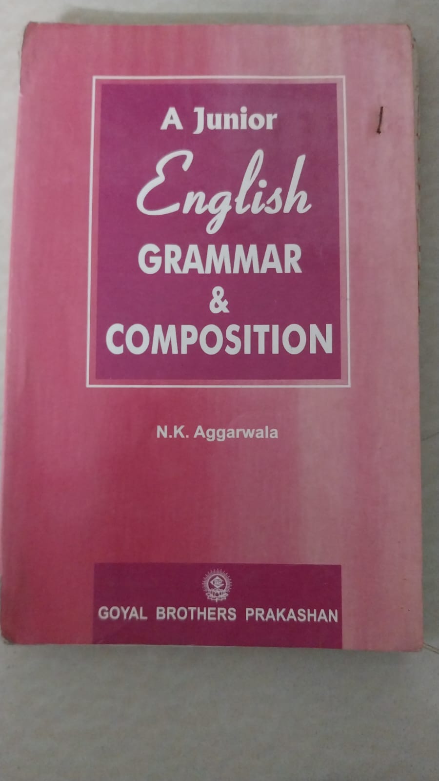 A Junior English Grammar & Composition – N.K. Aggarwala